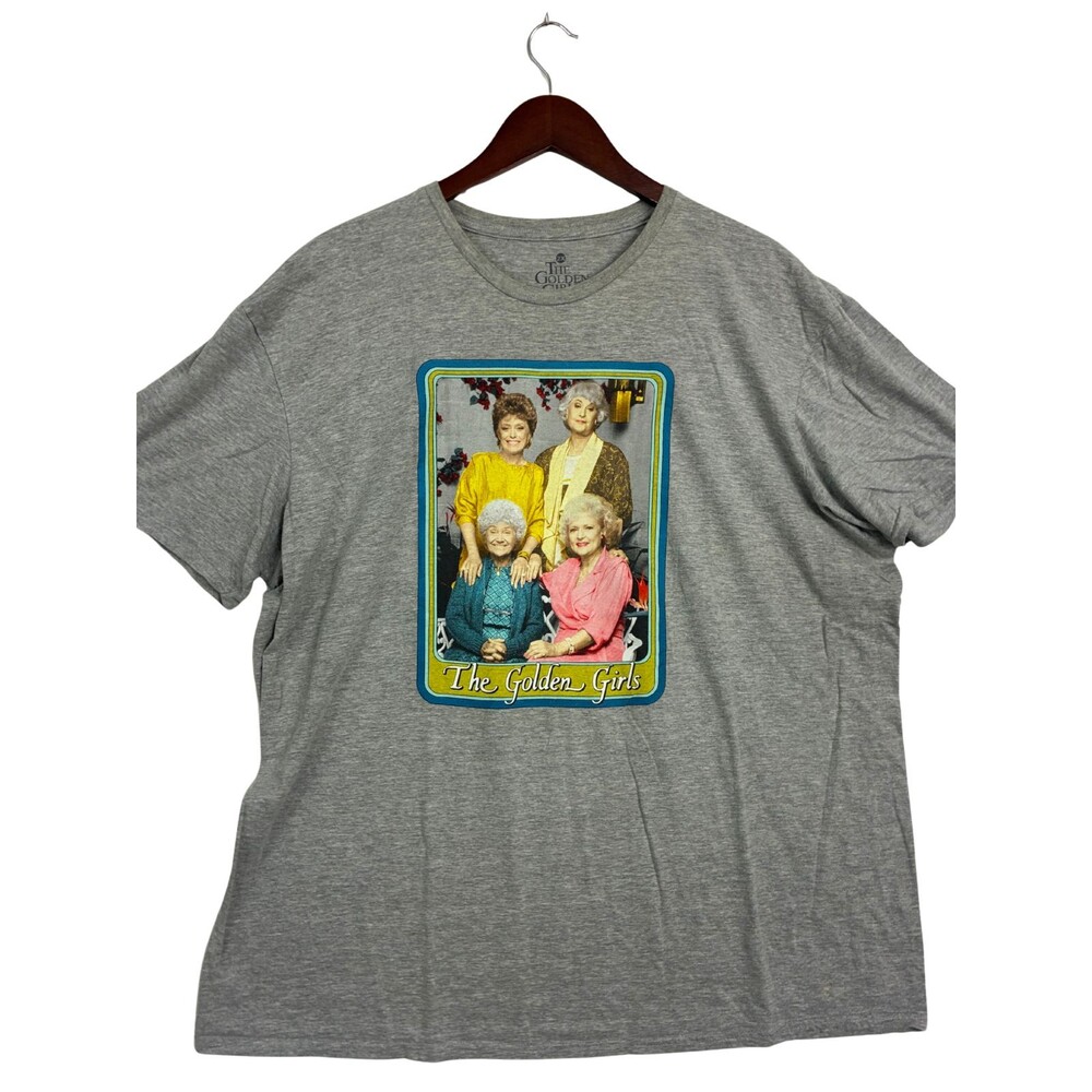 The Golden Girls Cast Photo T Shirt 2XL Gray TV Show Graphic Tee 2022